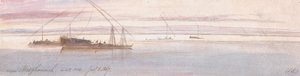 Near Mesghouneh by Edward Lear